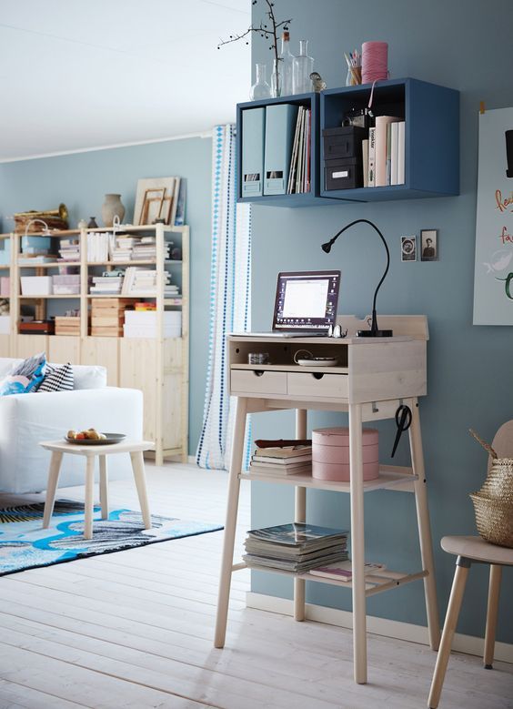 More Like Home DIY Desk Series 12 Narrow Standing Desk